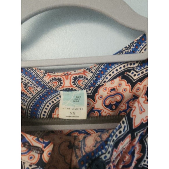 The Limited Womens XS Live Love Lead Top Paisley - Picture 2 of 3